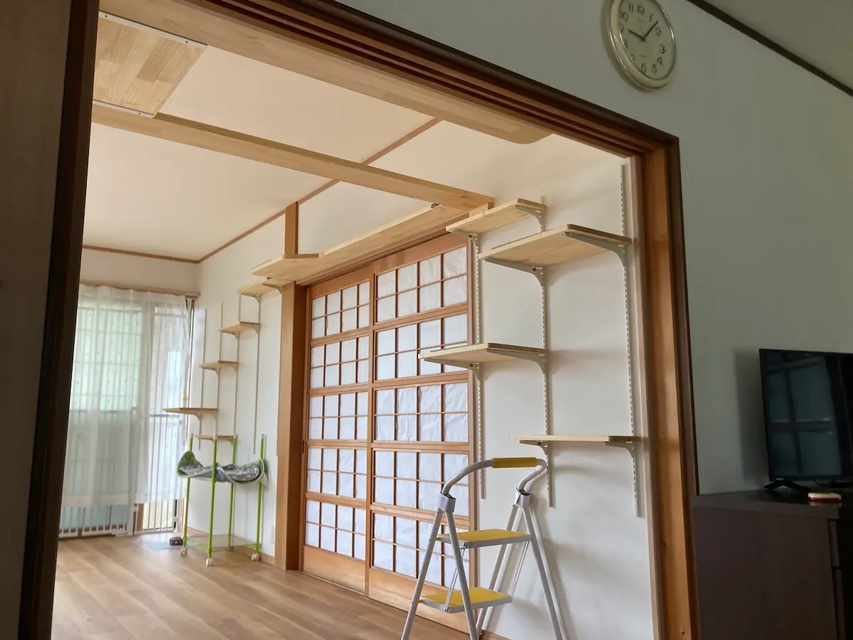 キャットウォークを備えたペットリフォーム　K様邸