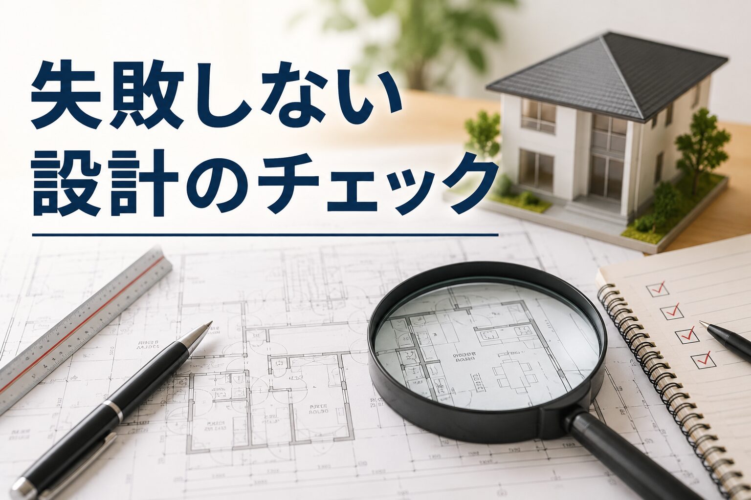 初めての注文住宅で失敗しない設計チェック｜図面確認で見るべきポイント